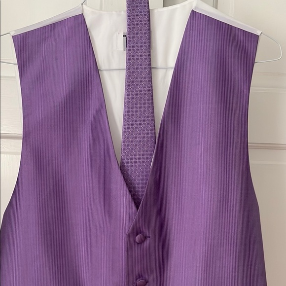 Vest and tie combo. Size Medium . Worn Once! - Picture 2 of 7